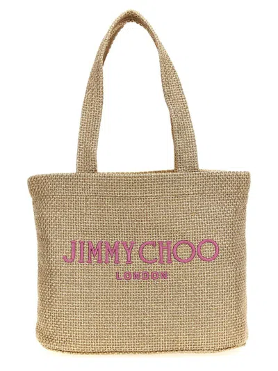 JIMMY CHOO JIMMY CHOO 'BEACH TOTE EAST-WEST' SHOPPING BAG