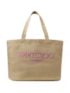 Jimmy Choo Rectangular Woven Texture Tote Bag Dual Handles