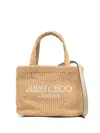 Jimmy Choo Beach Tote In Nude