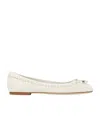 Jimmy Choo Ballerinas Elme Aus Satin Mit Zierperlen In White