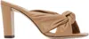 Jimmy Choo Avenue Crisscross Slide Sandals In Biscuit