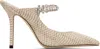 Jimmy Choo Bing 100 High Heels In Neutral