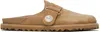 Jimmy Choo Beige Fayence Mules In Biscuit