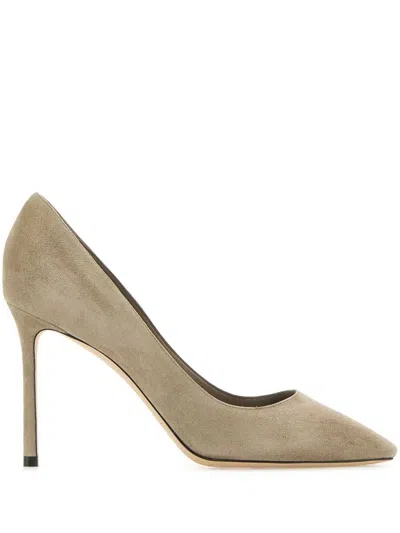 Jimmy Choo Romy Pointed-toe Pumps In Nude