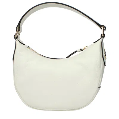 Jimmy Choo Beige Leather Handbag In White