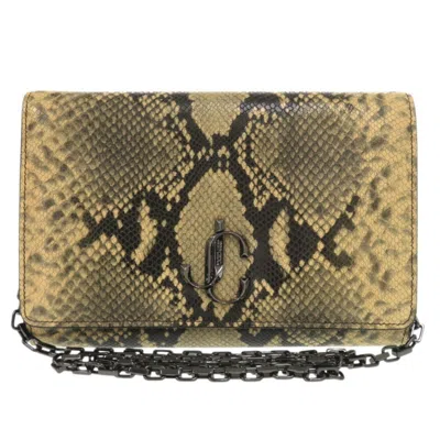 Pre-owned Jimmy Choo Beige Leather Shoulder Bag () In Sand