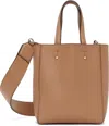 Jimmy Choo Beige Lenny N/s S Tote In Biscuit/light Gold