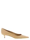 Jimmy Choo Women Brown Pointed Toe Pumps In Beige