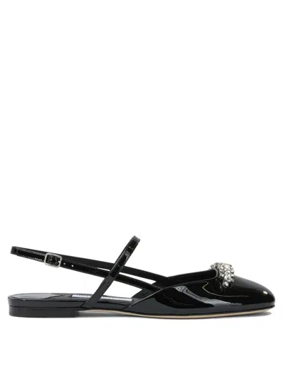 JIMMY CHOO JIMMY CHOO "BELINDA" SLINGBACK BALLET FLATS