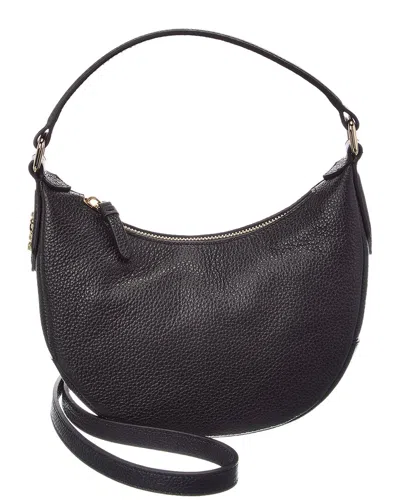 Jimmy Choo Bets Small Leather Hobo Bag In Black