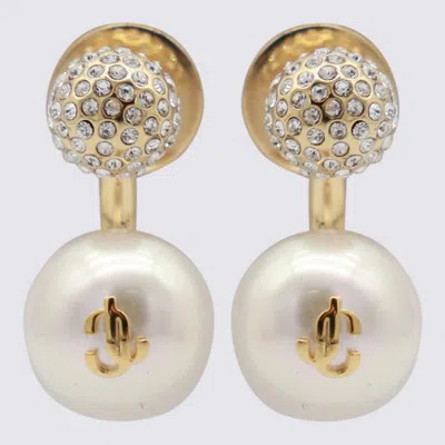 JIMMY CHOO JIMMY CHOO GOLD METAL EARRINGS