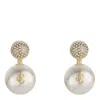 Jimmy Choo Auri Crystal-embellished Earring In White