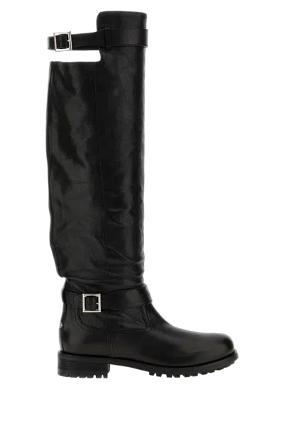Jimmy Choo Biker Boot In Black