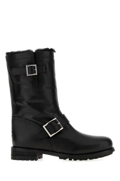 Jimmy Choo Biker Boot In Black