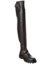 Jimmy Choo Biker Ii Over The Knee Boot In Black
