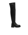 Jimmy Choo Biker Ii Over-the-knee Boots In Black