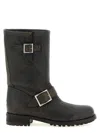 Jimmy Choo Biker Mid Boot In Black