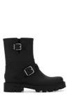 Jimmy Choo Biker Rain Boot In Black