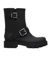 Jimmy Choo Biker Rain Black Tpu Rain Boots Black 42 In Multi