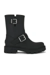 Jimmy Choo Biker Rain Black Tpu Rain Boots Black 42 In Black