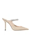 Jimmy Choo 100mm Crystal-embellished Heeled Mules In Multi