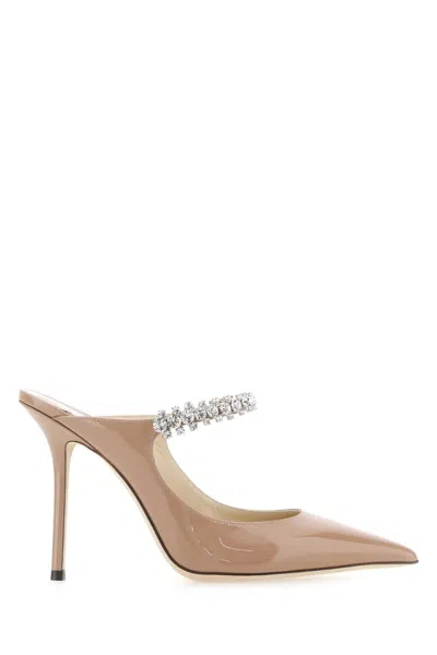 Jimmy Choo Bing 100 Mule Heel In Multi