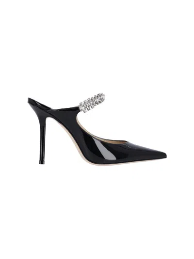 Jimmy Choo Bing 100" Mules - Black