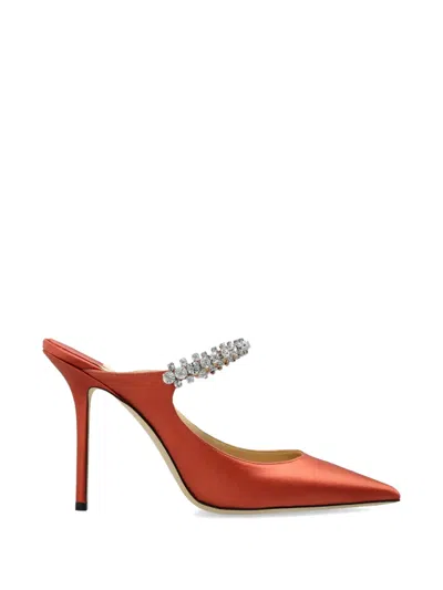 Jimmy Choo Bing 100 Mules In Orange