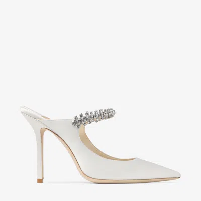 Jimmy Choo Bing Heeled Mules In Neutral
