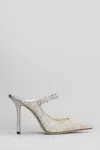 Shop Jimmy Choo Bing 100 Pumps In Gold Glitter