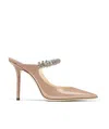 Jimmy Choo Bing 100 Mule Heel In Brown