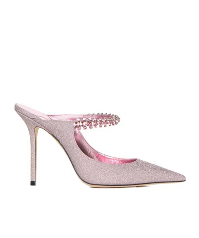 JIMMY CHOO JIMMY CHOO GLITTERY POINTED-TOE PUMPS