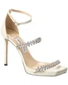 Jimmy Choo Bing 105 Crystal-embellished Sandals In White