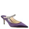 Jimmy Choo Bing 65 Satin Mule