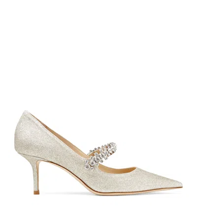 JIMMY CHOO BING 65 GLITTER PUMPS