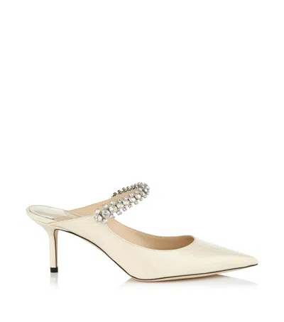 JIMMY CHOO BING 65 LEATHER MULES