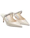 Jimmy Choo Pointed-toe Mule With Mid-height Stiletto Heel In Neutral