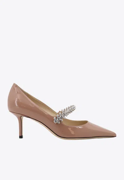 Jimmy Choo Bing 65 Patent Leather Pumps In Pink