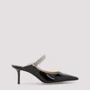 Jimmy Choo Bing 65 Patent Mules In Black