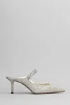 Jimmy Choo Bing 65 Pumps In Gold Glitter In Gold