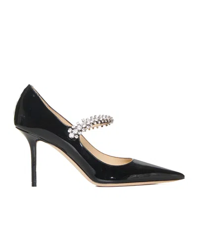 Jimmy Choo Embellished Pointed-toe Pumps In Black