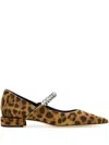 Jimmy Choo Ballerine Bing In Cavallino Stampato  Donna In Neutrals