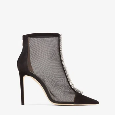 Jimmy Choo Bing Boot 100 In Black Crystal