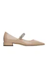 Jimmy Choo Bing Pump Flat In Nude