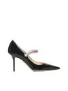 Jimmy Choo Bing Crystals Patent Leather Pumps