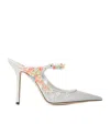 Jimmy Choo Sabot Daisy In Rete Argento  Donna