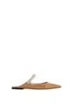 Jimmy Choo Bing Flat Mules In Neutrals