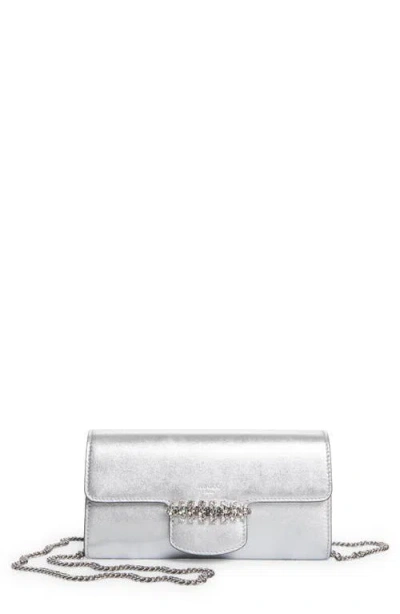 Jimmy Choo Bing Leather Wallet On A Chain