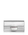 Jimmy Choo Bing Crystal Metallic Leather Wallet