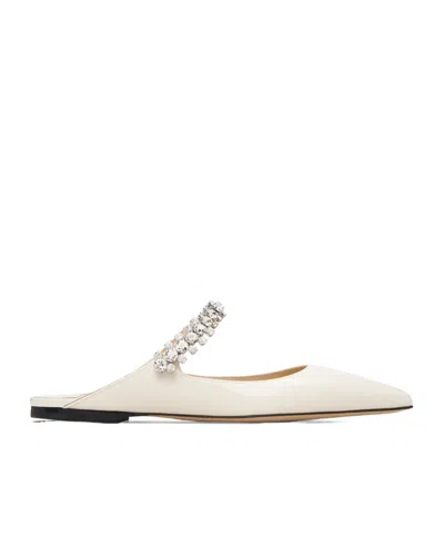 Jimmy Choo Bing Mules In White